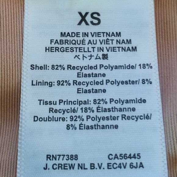 J Crew Womens Size XS High Rise Full Coverage Bikini Bottom Pink Stretch BM642 - Picture 7 of 8